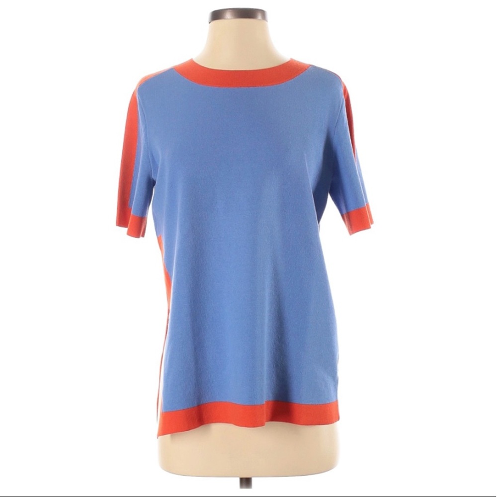 Tory Burch Color Block Top Size Medium